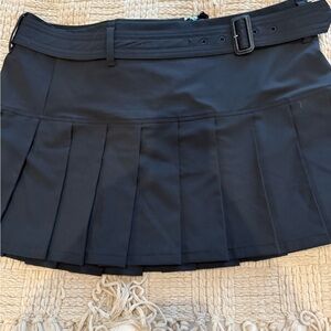Adidas x JAY3LLE Black Pleated Mini Skirt with Belt and Pouch Golf Skirt